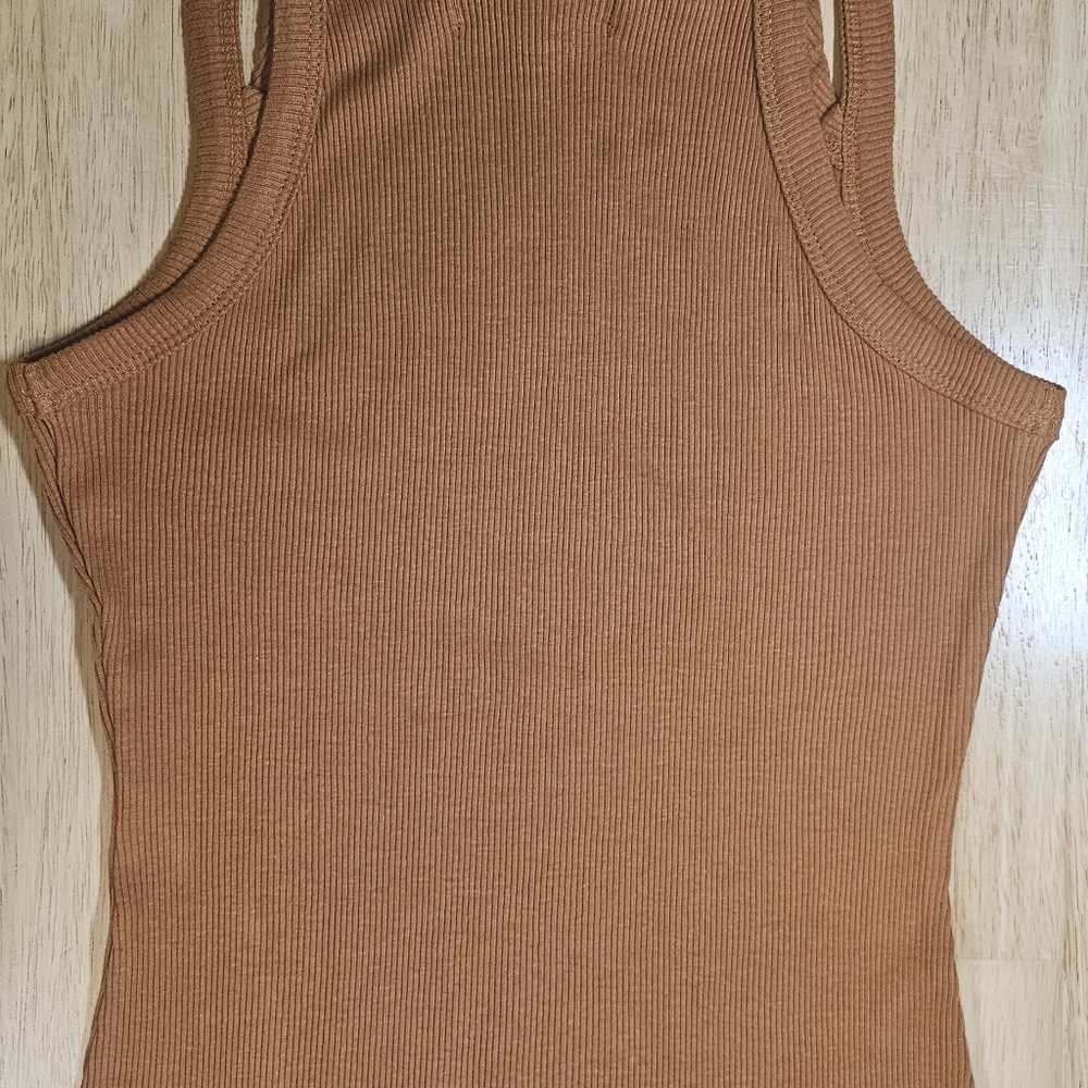 🎉BOGO🎉Rust Ribbed Mini Dress - Picture 11 of 13